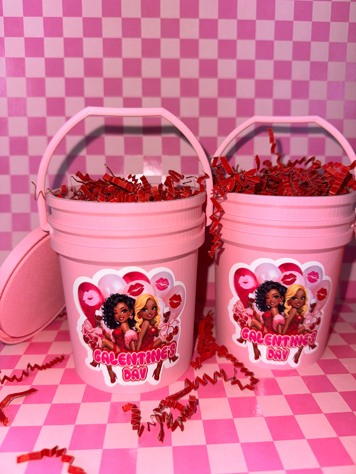 Mini Pink Buckets