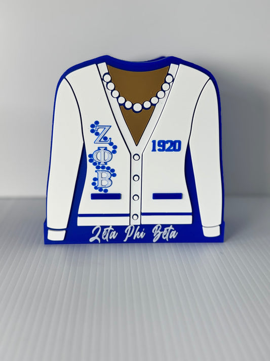 Blue Sweater 3D Holder