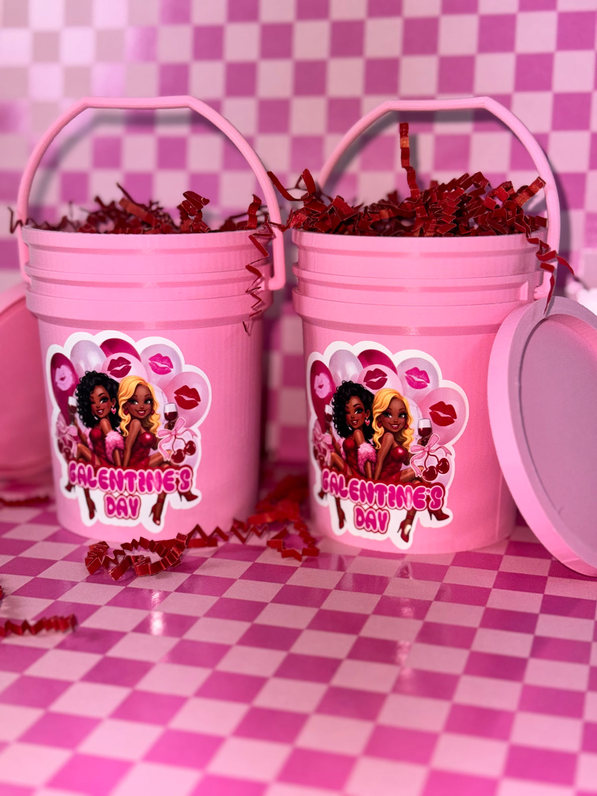 Mini Pink Buckets