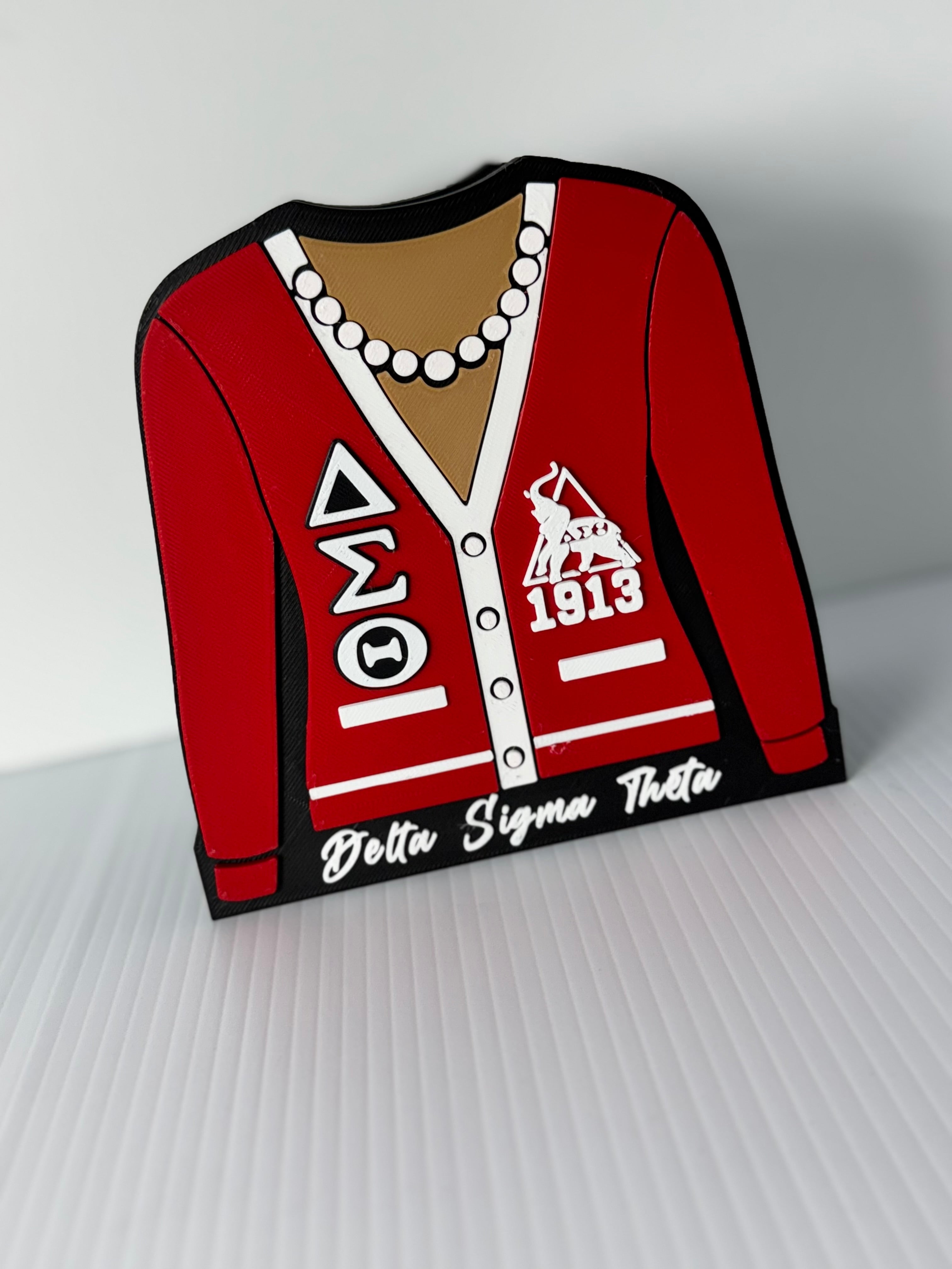 Red Sweater 3D Holder