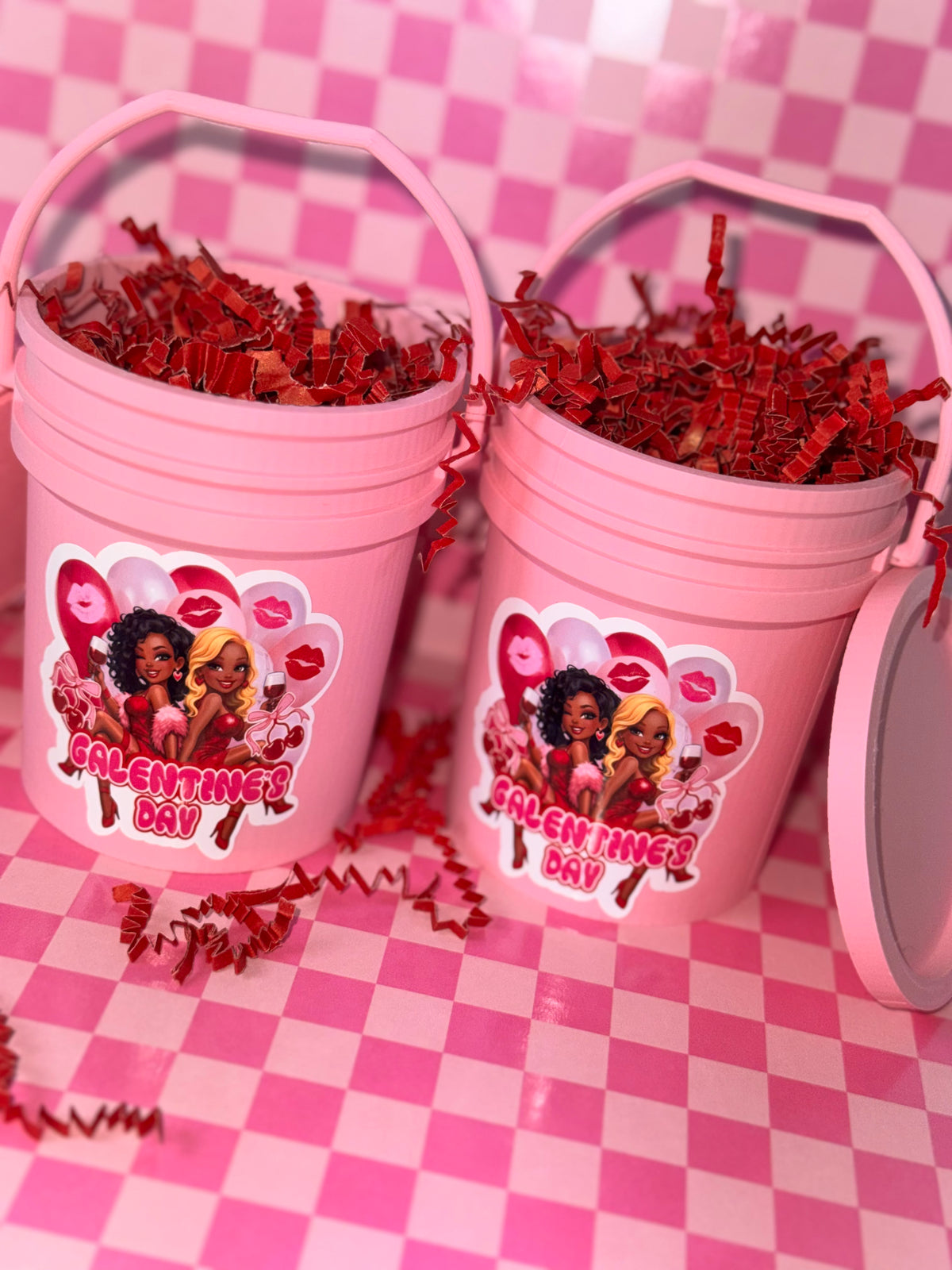 Mini Pink Buckets